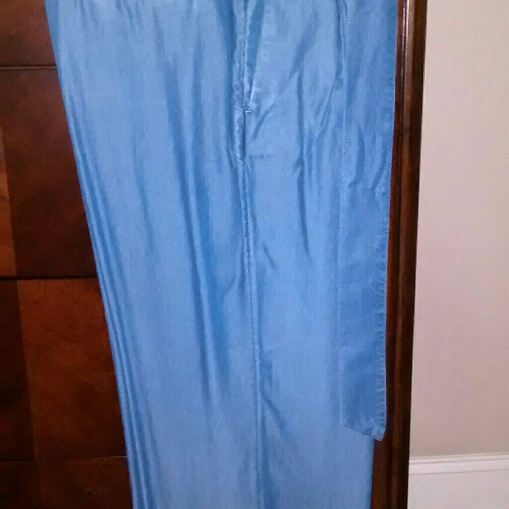 Ann Taylor dress jeans with matching tie belt